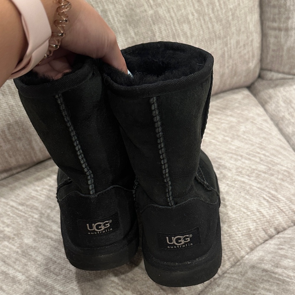 UGG Classic Black Boots Size 4
